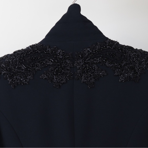 Alexander McQueen Beaded Embellished Black Blazer - Picture 8 of 16